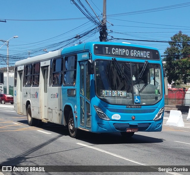 Nova Transporte 22918 na cidade de Vitória, Espírito Santo, Brasil, por Sergio Corrêa. ID da foto: 10978839.