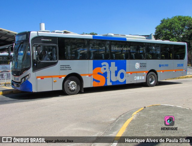 Nardelli Fretamento e Turismo 3520 na cidade de Salto, São Paulo, Brasil, por Henrique Alves de Paula Silva. ID da foto: 10979235.