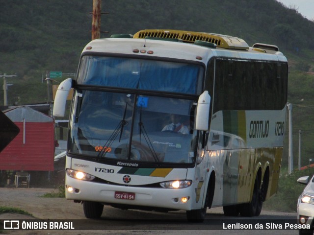 Empresa Gontijo de Transportes 17210 na cidade de Taquaritinga do Norte, Pernambuco, Brasil, por Lenilson da Silva Pessoa. ID da foto: 10980705.