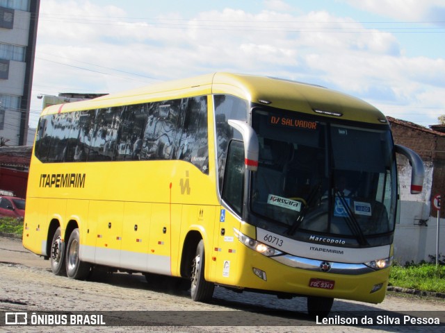 Viação Itapemirim 60713 na cidade de Caruaru, Pernambuco, Brasil, por Lenilson da Silva Pessoa. ID da foto: 10980741.