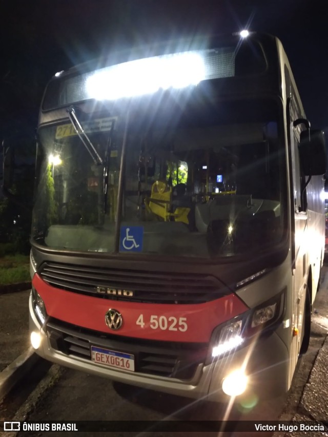 Allibus Transportes 4 5025 na cidade de São Paulo, São Paulo, Brasil, por Victor Hugo Boccia. Número da foto: #10980183.