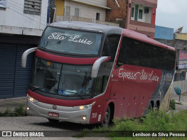 Expresso São Luiz 7810 na cidade de Caruaru, Pernambuco, Brasil, por Lenilson da Silva Pessoa. Número da foto: #10981006.