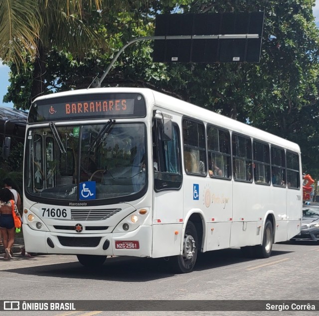 Viação Cidade Porto Seguro 71606 na cidade de Porto Seguro, Bahia, Brasil, por Sergio Corrêa. Número da foto: #10978833.