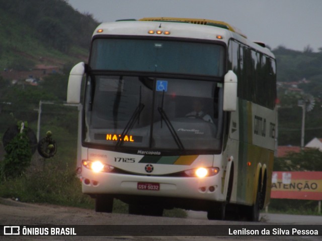 Empresa Gontijo de Transportes 17125 na cidade de Taquaritinga do Norte, Pernambuco, Brasil, por Lenilson da Silva Pessoa. ID da foto: 10980883.