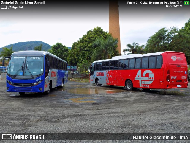 CMW Transportes 1246 na cidade de Bragança Paulista, São Paulo, Brasil, por Gabriel Giacomin de Lima. ID da foto: 10982872.