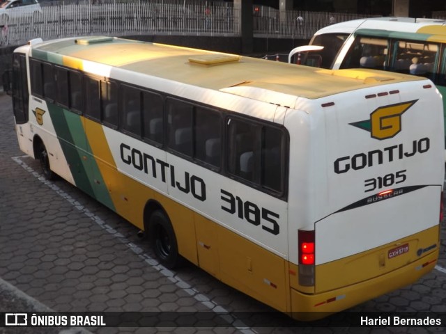 Empresa Gontijo de Transportes 3185 na cidade de Belo Horizonte, Minas Gerais, Brasil, por Hariel Bernades. Número da foto: #10982230.
