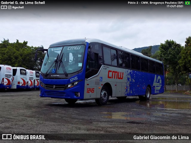 CMW Transportes 1245 na cidade de Bragança Paulista, São Paulo, Brasil, por Gabriel Giacomin de Lima. Número da foto: #10982873.