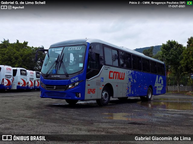 CMW Transportes 1245 na cidade de Bragança Paulista, São Paulo, Brasil, por Gabriel Giacomin de Lima. ID da foto: 10982873.