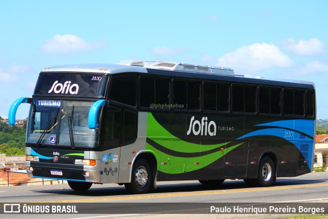 Sofia Turismo 2830 na cidade de Barra do Piraí, Rio de Janeiro, Brasil, por Paulo Henrique Pereira Borges. ID da foto: 10983438.