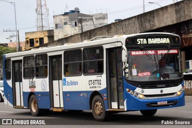 ViaBus Transportes CT-97702 na cidade de Belém, Pará, Brasil, por Fabio Soares. ID da foto: 10981764.