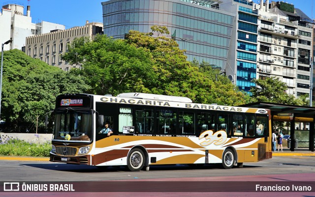 Transportes Santa Fe 80 na cidade de Ciudad Autónoma de Buenos Aires, Argentina, por Francisco Ivano. ID da foto: 10982351.