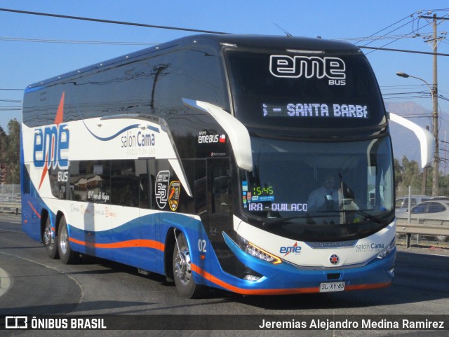 Pullman Eme Bus 02 na cidade de San Fernando, Colchagua, Libertador General Bernardo O'Higgins, Chile, por Jeremias Alejandro Medina Ramirez. ID da foto: 10982835.