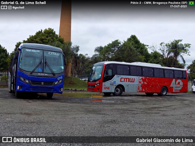 CMW Transportes 1245 na cidade de Bragança Paulista, São Paulo, Brasil, por Gabriel Giacomin de Lima. Número da foto: #10982871.