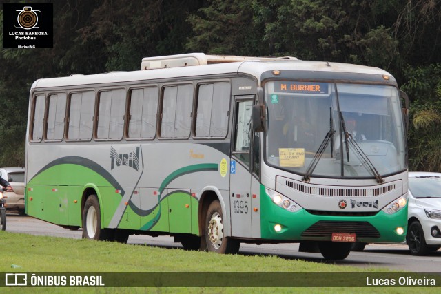 Turin Transportes 1395 na cidade de Conselheiro Lafaiete, Minas Gerais, Brasil, por Lucas Oliveira. ID da foto: 10982679.