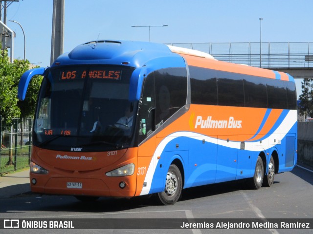 Pullman Bus 3101 na cidade de Concepción, Concepción, Bío-Bío, Chile, por Jeremias Alejandro Medina Ramirez. ID da foto: 10982731.