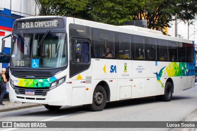 Viação Guaianazes 01 105 na cidade de Santo André, São Paulo, Brasil, por Lucas Sousa. ID da foto: 10982455.