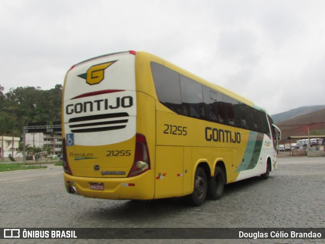 Empresa Gontijo de Transportes 21255 na cidade de Manhuaçu, Minas Gerais, Brasil, por Douglas Célio Brandao. ID da foto: 10982578.