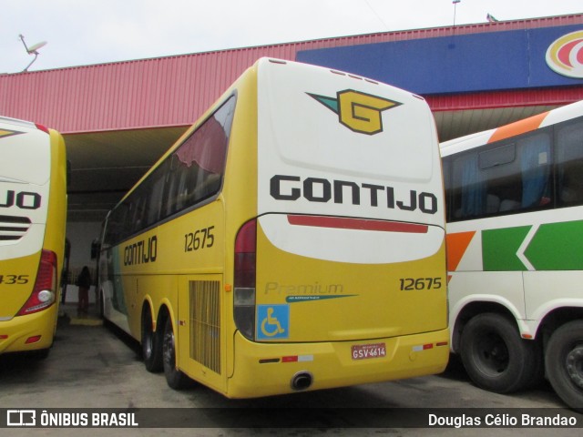 Empresa Gontijo de Transportes 12675 na cidade de João Monlevade, Minas Gerais, Brasil, por Douglas Célio Brandao. ID da foto: 10984429.