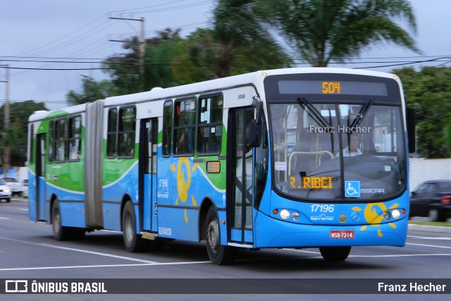 Serramar Transporte Coletivo 17196 na cidade de Vitória, Espírito Santo, Brasil, por Franz Hecher. ID da foto: 10985686.