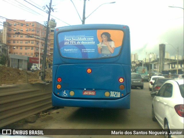 Concessionária Salvador Norte - CSN Transportes 10218 na cidade de Salvador, Bahia, Brasil, por Mario dos Santos Nogueira Junior. ID da foto: 10986630.