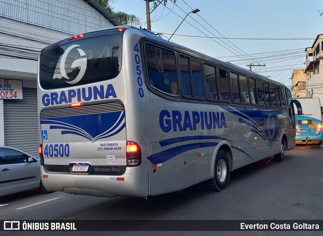 Grapiúna Turismo 40500 na cidade de Cariacica, Espírito Santo, Brasil, por Everton Costa Goltara. ID da foto: 10986303.