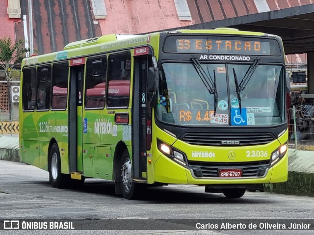 Expresso Miramar 2.3.036 na cidade de Niterói, Rio de Janeiro, Brasil, por Carlos Alberto de Oliveira Júnior. Número da foto: #10984857.