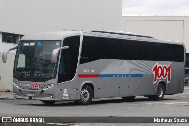 Auto Viação 1001 RJ 108.1241 na cidade de Rio de Janeiro, Rio de Janeiro, Brasil, por Matheus Souza. Número da foto: #10986603.