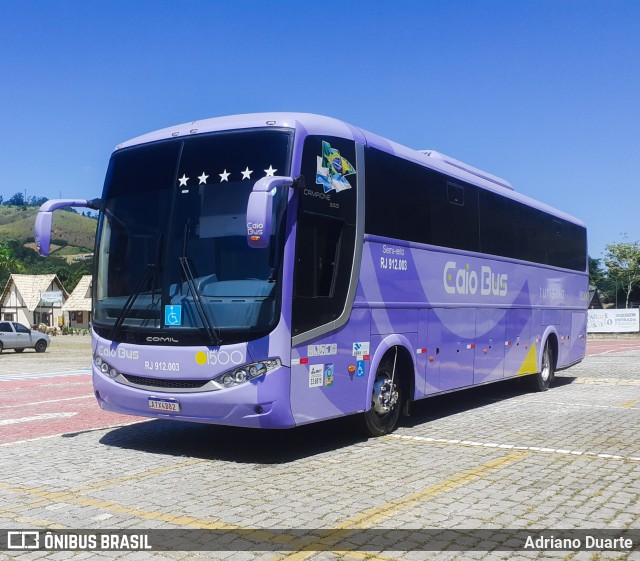 Caio Bus 1500 na cidade de Petrópolis, Rio de Janeiro, Brasil, por Adriano Duarte. ID da foto: 10986504.