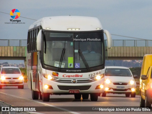 Transportes Capellini 12244 na cidade de Campinas, São Paulo, Brasil, por Henrique Alves de Paula Silva. ID da foto: 10985204.