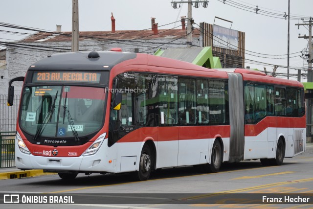 Subus 9589 na cidade de San Joaquín, Santiago, Metropolitana de Santiago, Chile, por Franz Hecher. ID da foto: 10985637.