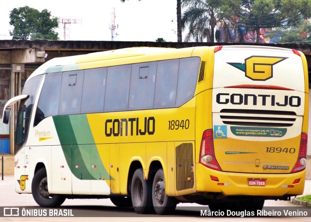 Empresa Gontijo de Transportes 18940 na cidade de Curitiba, Paraná, Brasil, por Márcio Douglas Ribeiro Venino. ID da foto: 10986896.