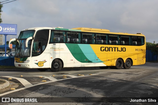 Empresa Gontijo de Transportes 14335 na cidade de São Paulo, São Paulo, Brasil, por Jonathan Silva. ID da foto: 10984042.