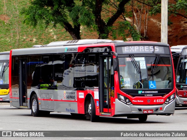 Express Transportes Urbanos Ltda 4 8335 na cidade de São Paulo, São Paulo, Brasil, por Fabricio do Nascimento Zulato. ID da foto: 10986009.