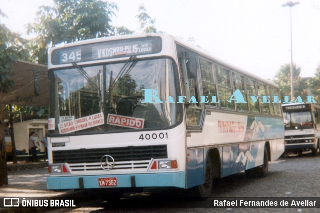 Transportes Mosa 40001 na cidade de Rio de Janeiro, Rio de Janeiro, Brasil, por Rafael Fernandes de Avellar. Número da foto: #10985584.