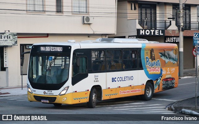 Empresa de Transporte Pgtur 1548 na cidade de Balneário Camboriú, Santa Catarina, Brasil, por Francisco Ivano. ID da foto: 10986417.