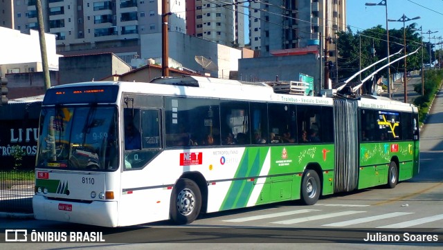 Next Mobilidade - ABC Sistema de Transporte 8110 na cidade de Santo André, São Paulo, Brasil, por Juliano Soares. ID da foto: 10984985.