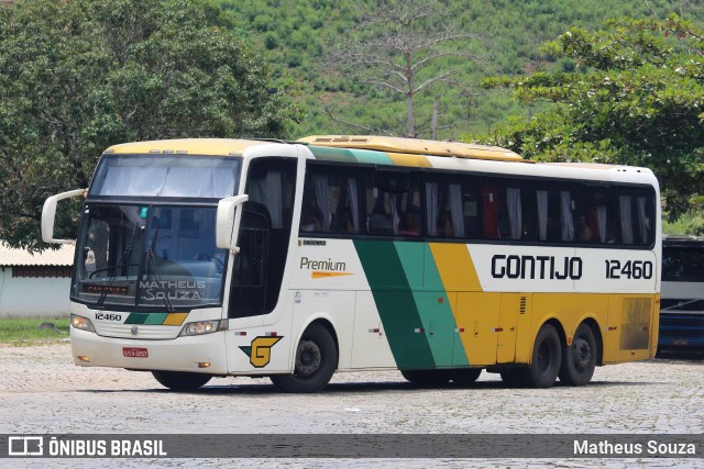 Empresa Gontijo de Transportes 12460 na cidade de Leopoldina, Minas Gerais, Brasil, por Matheus Souza. ID da foto: 10986496.