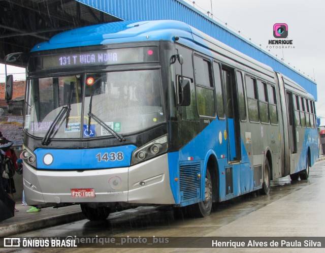 VB Transportes e Turismo 1438 na cidade de Campinas, São Paulo, Brasil, por Henrique Alves de Paula Silva. ID da foto: 10985332.