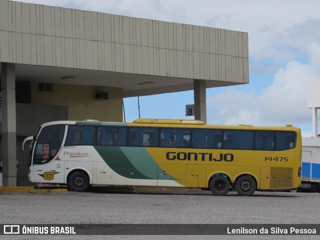 Empresa Gontijo de Transportes 14475 na cidade de Caruaru, Pernambuco, Brasil, por Lenilson da Silva Pessoa. ID da foto: 10988385.