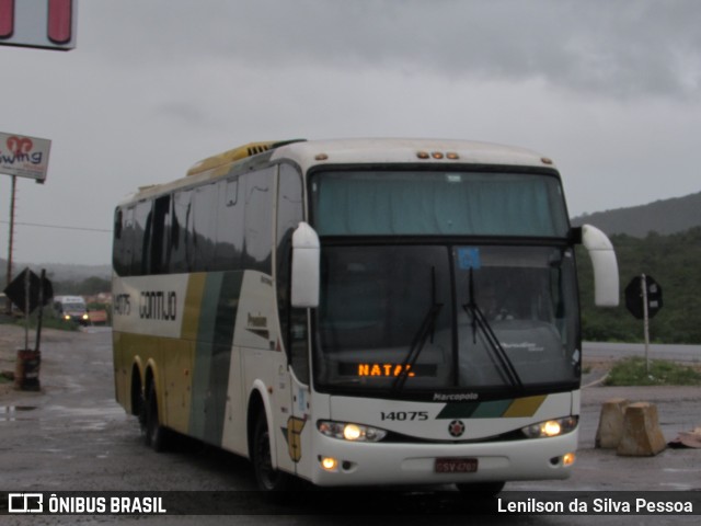 Empresa Gontijo de Transportes 14075 na cidade de Taquaritinga do Norte, Pernambuco, Brasil, por Lenilson da Silva Pessoa. ID da foto: 10988363.