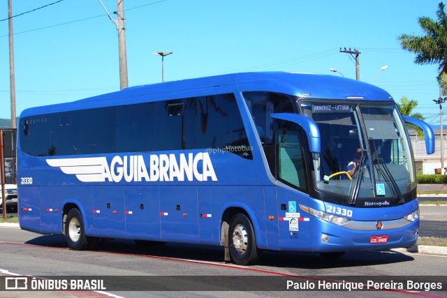 Viação Águia Branca 21330 na cidade de Vitória, Espírito Santo, Brasil, por Paulo Henrique Pereira Borges. Número da foto: #10988674.