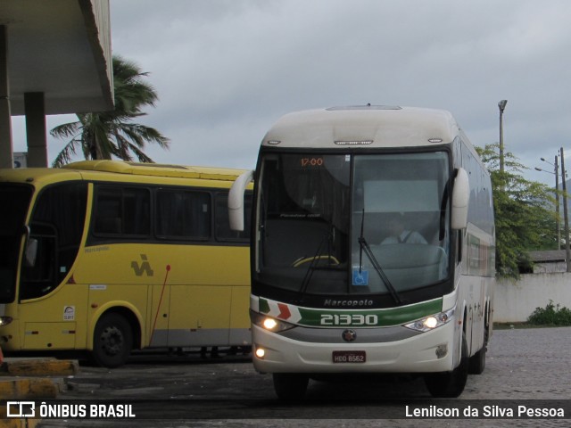 Empresa Gontijo de Transportes 21330 na cidade de Caruaru, Pernambuco, Brasil, por Lenilson da Silva Pessoa. ID da foto: 10988350.