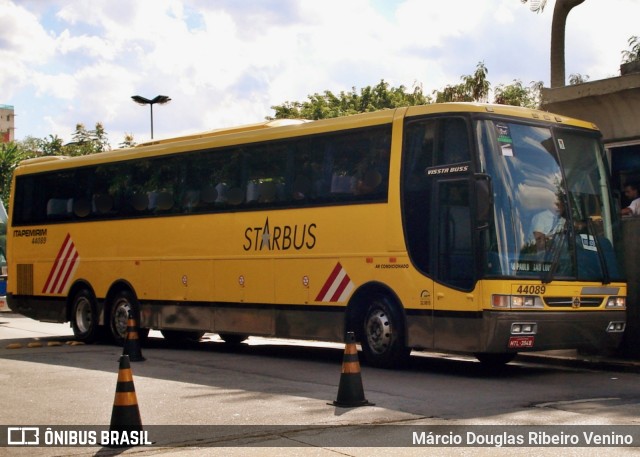 Viação Itapemirim 44089 na cidade de São Paulo, São Paulo, Brasil, por Márcio Douglas Ribeiro Venino. Número da foto: #10988917.