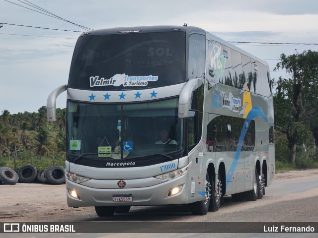 Valmir Transporte & Turismo 17000 na cidade de Barreiros, Pernambuco, Brasil, por Luiz Fernando. ID da foto: 10987564.