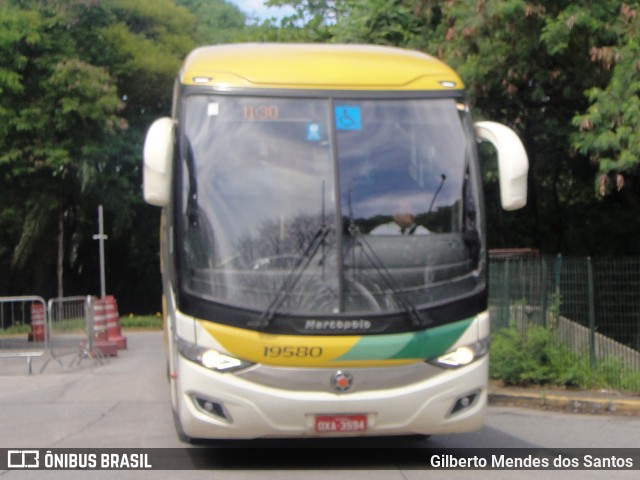 Empresa Gontijo de Transportes 19580 na cidade de São Paulo, São Paulo, Brasil, por Gilberto Mendes dos Santos. ID da foto: 10987031.