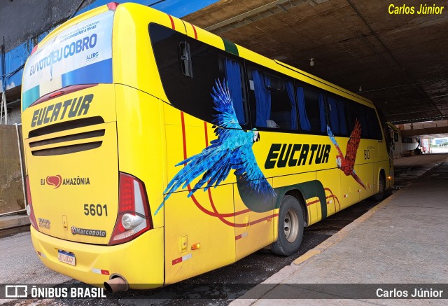 Eucatur - Empresa União Cascavel de Transportes e Turismo 5601 na cidade de Cuiabá, Mato Grosso, Brasil, por Carlos Júnior. ID da foto: 10988795.