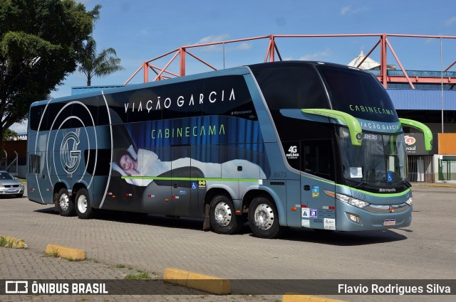 Viação Garcia 8675 na cidade de Resende, Rio de Janeiro, Brasil, por Flavio Rodrigues Silva. ID da foto: 10987059.