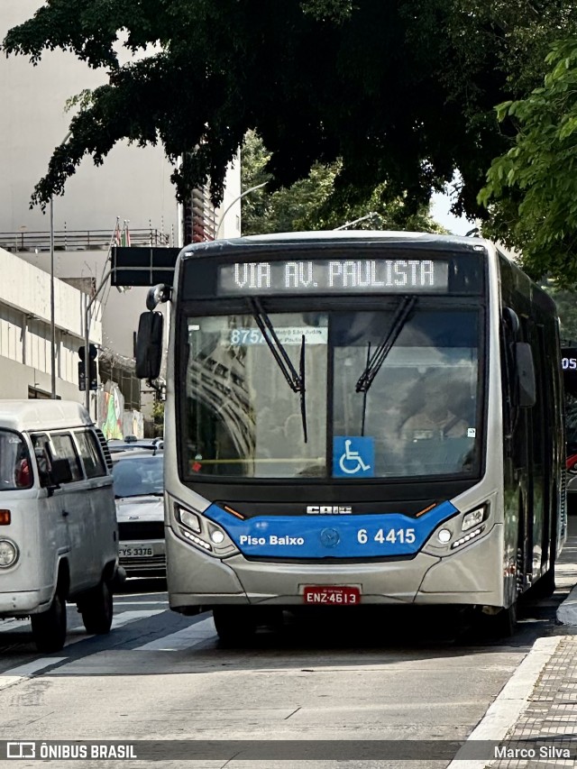 Viação Paratodos > São Jorge > Metropolitana São Paulo > Mobibrasil 6 4415 na cidade de São Paulo, São Paulo, Brasil, por Marco Silva. ID da foto: 10987008.