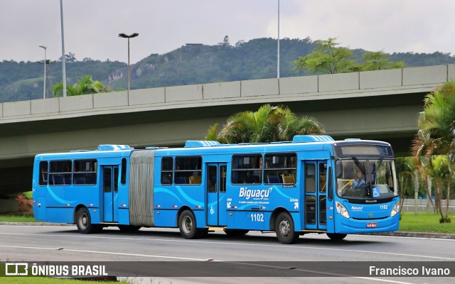 Biguaçu Transportes Coletivos Administração e Participação 1102 na cidade de Florianópolis, Santa Catarina, Brasil, por Francisco Ivano. Número da foto: #10988232.