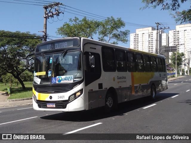 Viação Campo dos Ouros 3461 na cidade de Guarulhos, São Paulo, Brasil, por Rafael Lopes de Oliveira. ID da foto: 10991092.